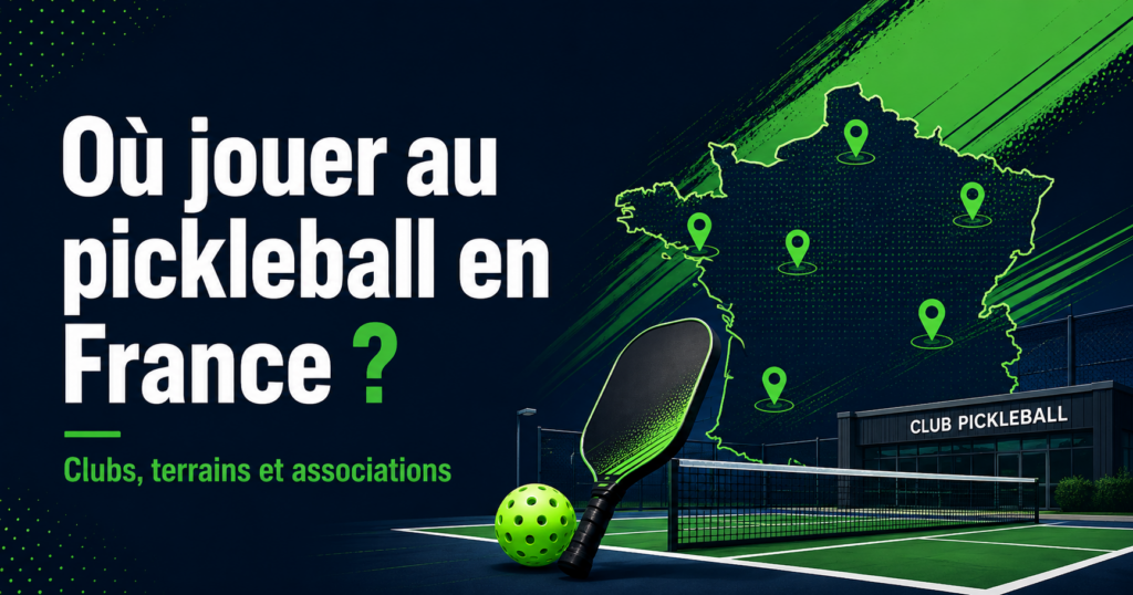 Où jouer au pickleball en France ? Clubs, terrains et associations