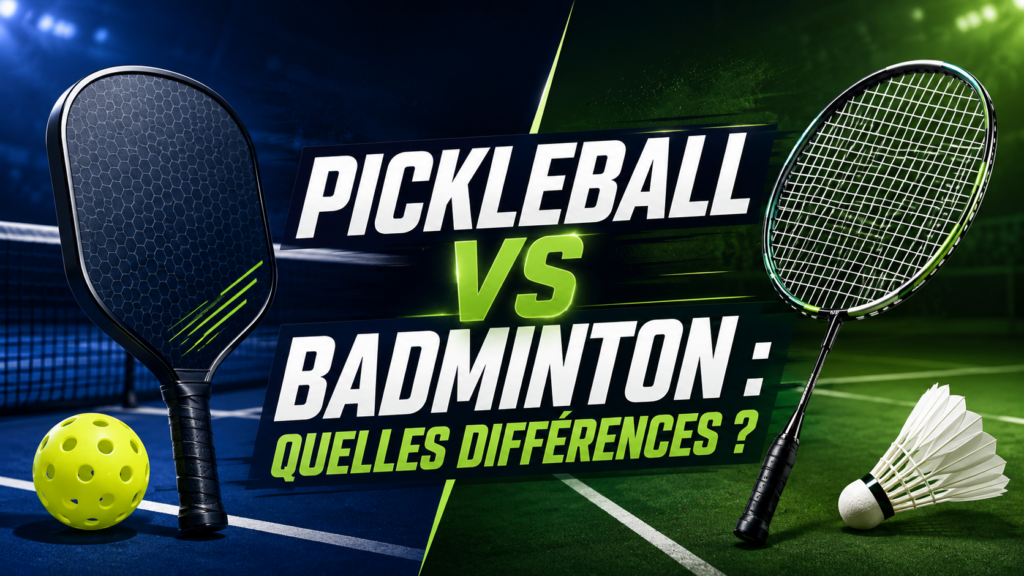 Pickleball vs badminton : quelles différences ?
