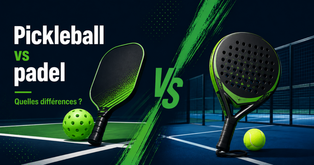 Pickleball vs padel : quelles différences ?