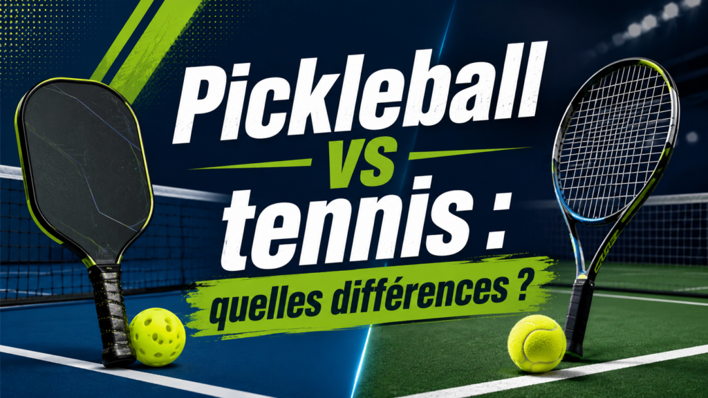 Pickleball vs tennis : quelles différences ?