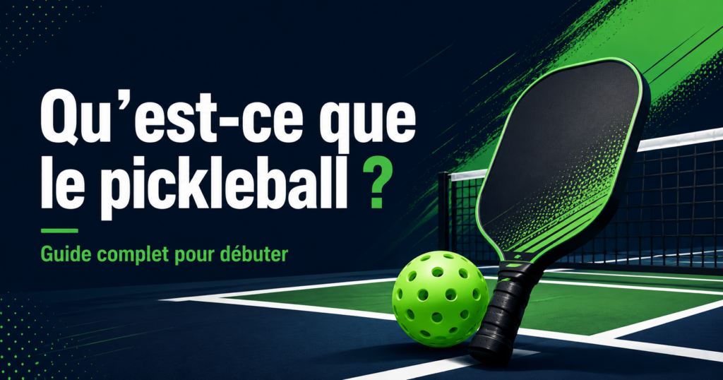 Qu’est-ce que le pickleball ? Guide complet pour débuter