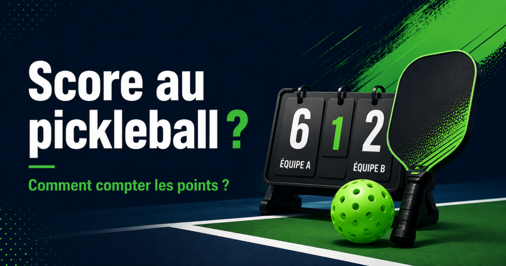 Score au pickleball : comment compter les points ?
