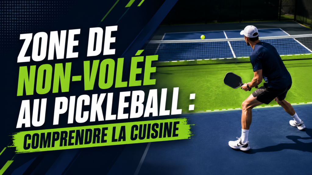 Zone de non-volée au pickleball : comprendre la cuisine